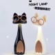 Rechargeable cat LED night light in white and black styles