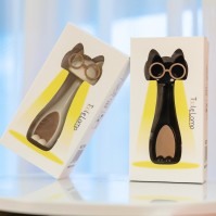 Cat LED night light for bedside desk and room decor