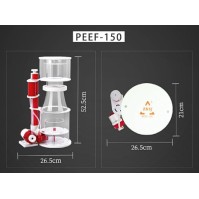 ZKSJ Intern Protein Skimmer med Trådbunden Controller Reef-150, Reef-200, Reef-250, Reef-300