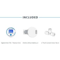 AutoAqua 디지털 인라인 TDS 미터 티타늄 원