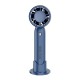 T10 Bladeless Handlicher Mini-Ventilator (2000mAh) mit Telefon-Ständer Basis – USB Tragbarer Ventilator, Blau/Weiß/Rosa