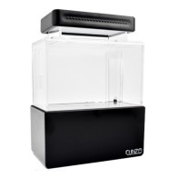 Cunzo Mini Acuario de Cristal Acrílico para Agua Salada y Dulce