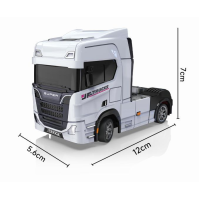 1:43 Proportionell RC Drift Truck – 2.4G 4WD Gyro, LED, Type-C (Mini Semi)