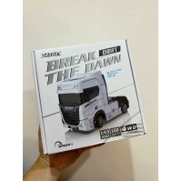 1:43 Camion Drift RC Proportionnel – 2,4G 4WD Gyro, LED, Type-C (Mini Semi)