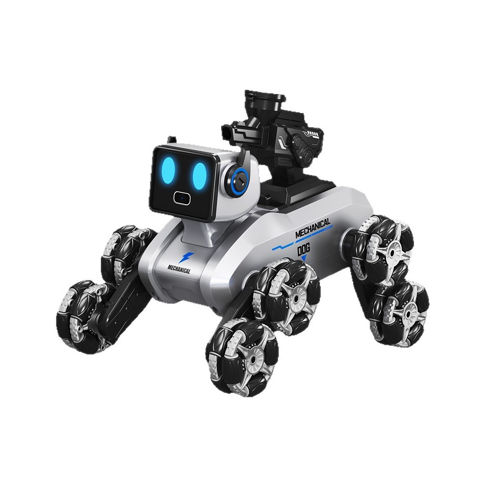 8-Wiel Omni-Drift Gebaar RC Mechanische Hond Speelgoed (2.4GHz, Type-C, Multi-Modus)