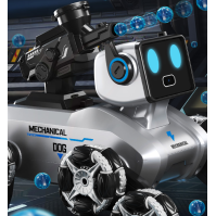 8-Rad Omni-Drift-Gesten-Fernsteuerbarer Mechanischer Hundespielzeug (2,4 GHz, Typ-C, Mehrfachmodus)