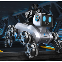 8-Rad Omni-Drift-Gesten-Fernsteuerbarer Mechanischer Hundespielzeug (2,4 GHz, Typ-C, Mehrfachmodus)