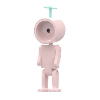 Robot Astronaut Lampa de Noapte Mini Magnetică – Cap Rotund/Pătrat, 4 Culori (Lampă de Birou cu Baterie)
