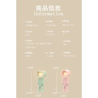 宇航员磁性迷你夜灯机器人 – 圆形/方形头，4种颜色（电池桌面装饰灯）