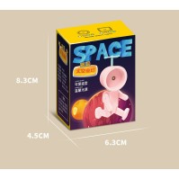 Astronaut Magnetische Mini Nachtlicht-Roboter – Rundes/Quadratisches Kopfteil, 4 Farben (Batterie Schreibtisch-Akzentlampe)