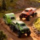 1:64 Mini 6-Wheel Alloy Off-Road Truck & Trailer Rechargeable Model