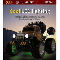 Mini Monster Truck Fuoristrada in Lega – 2.4G, 3 Velocità, Luci LED (JJRC)