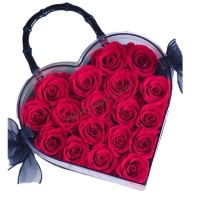 Preserved Rose Heart Gift Box (8 Colors)