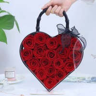 Preserved Rose Heart Gift Box (8 Colors)