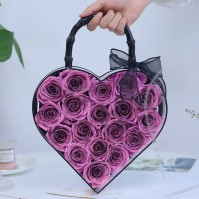 Preserved Rose Heart Gift Box (8 Colors)