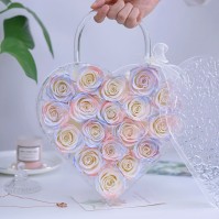 Preserved Rose Heart Gift Box (8 Colors)