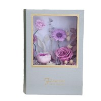 Preserved Rose Arrangement in Book-Style Gift Box, 6 Colors