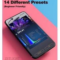 Zetlight A8 UFO Reef Aquarium LED Light Full Spectrum 90W