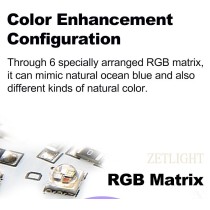 Zetlight A8 UFO Reef Aquarium LED Licht Volledig Spectrum 90W